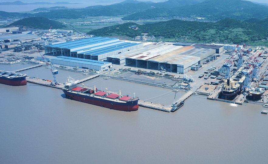 Modelu Industria Roo hosi kompañia Tsuneishi Shipbuilding C. Ltd nian iha Japaun. Foto, Internete. 