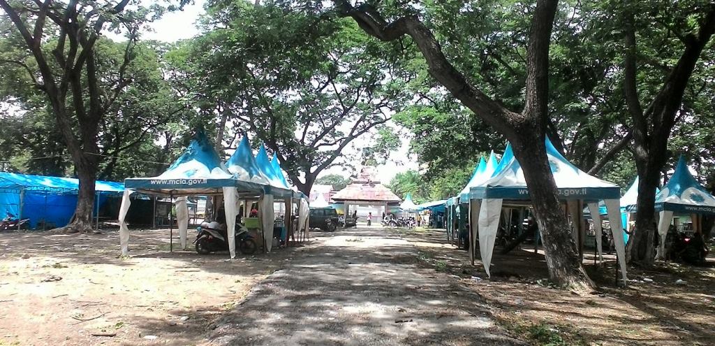 Tenda feira iha Jardim Borza Motael. Foto, SMI